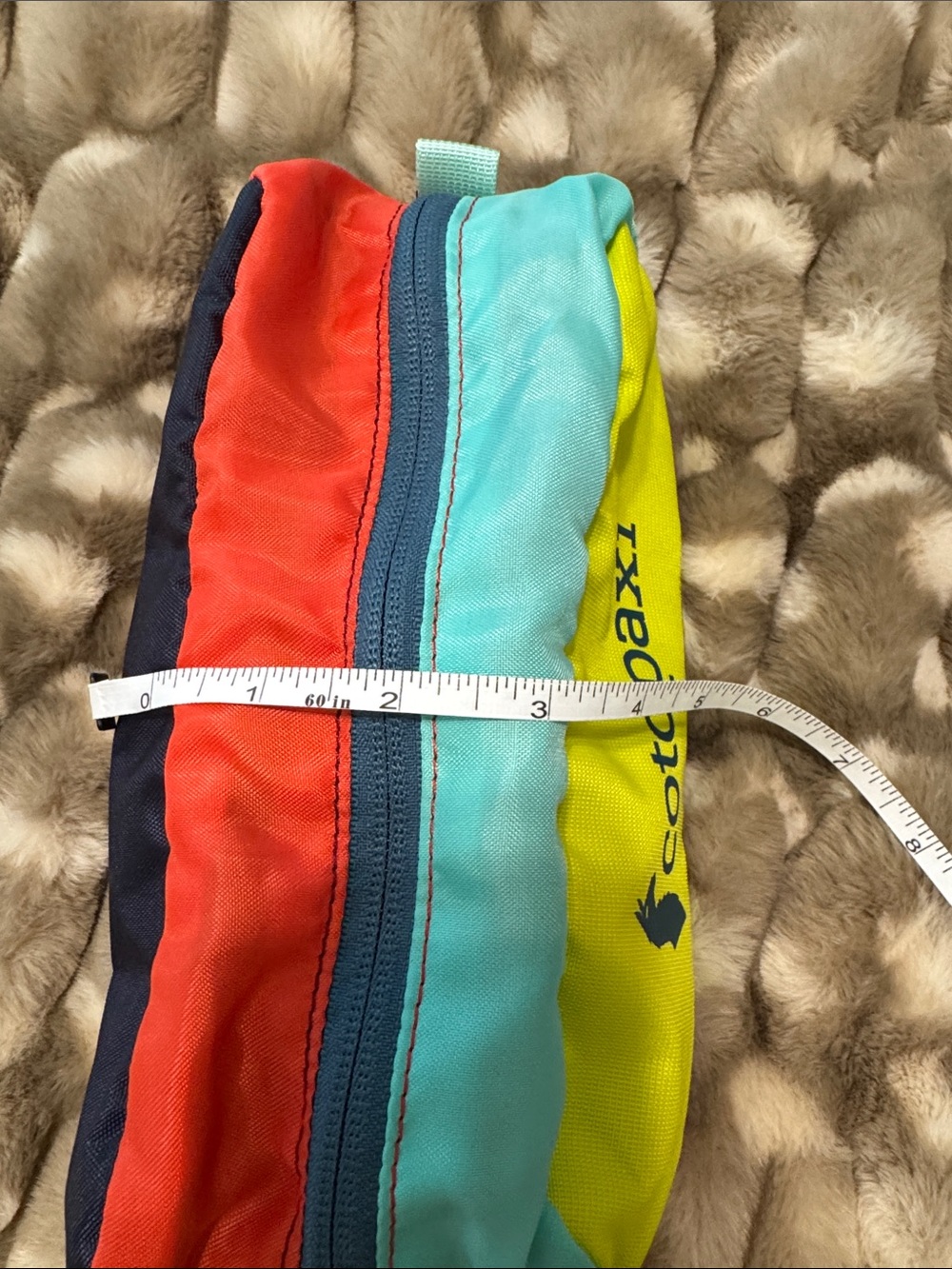 Cotopaxi Colorblock Waist Pack - Yellow, Teal, Red - Picture 7 of 7
